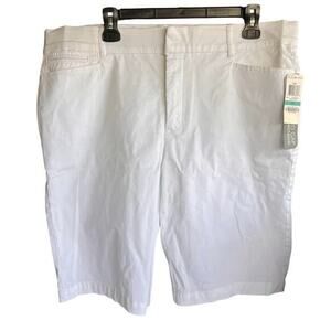 JW COLLECTION No gap waistband tummy slimming panel White NWT plus sz 16